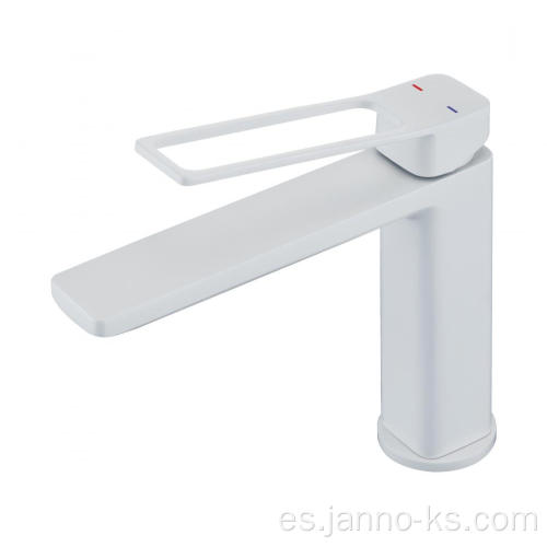 Grifo de baño para un solo mango cuadrado principal